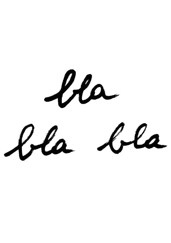 "bla bla" - ©agnès b.